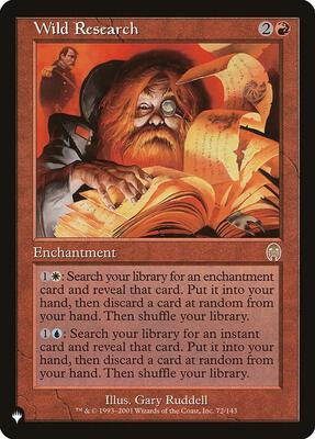 Wild Research 72/143 – The List Reprints (Rare)
