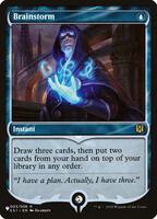 Brainstorm (SS1) - The List Reprints - Magic: The Gathering