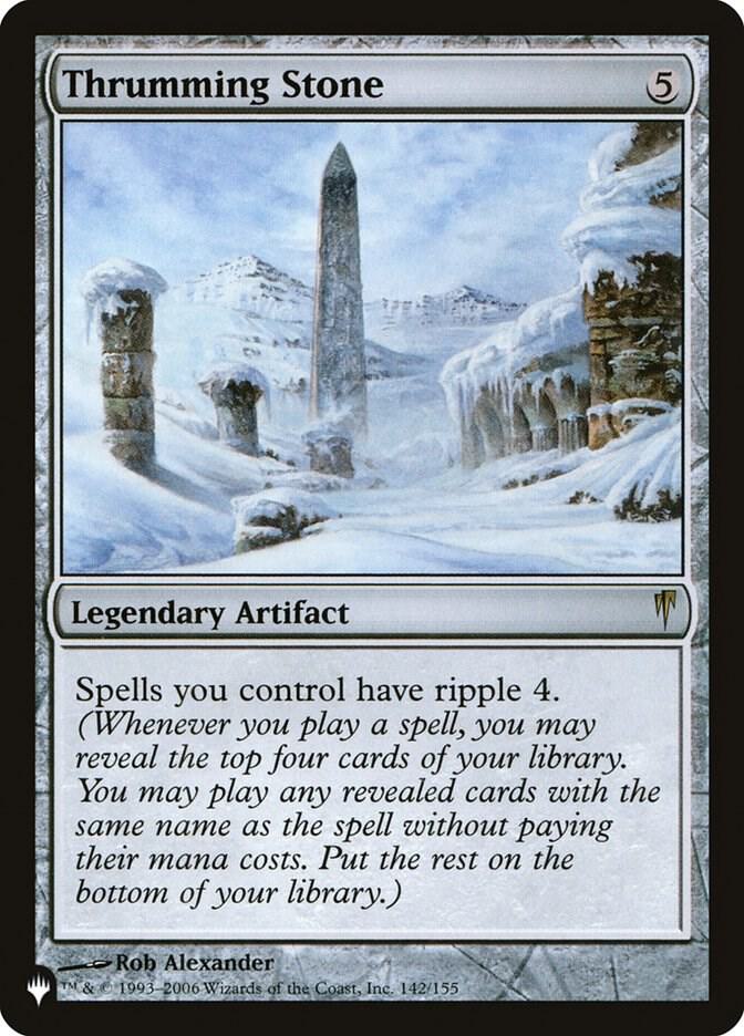 Thrumming Stone #CSP-142 — The List