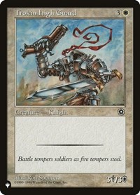 Trokin High Guard (The List Reprints)