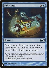 Fabricate (The List Reprints)