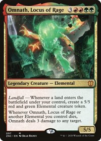 Omnath, Locus of Rage - Commander: Zendikar Rising - Magic: The Gathering card