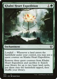 Khalni Heart Expedition - Commander: Zendikar Rising - Magic: The Gathering card