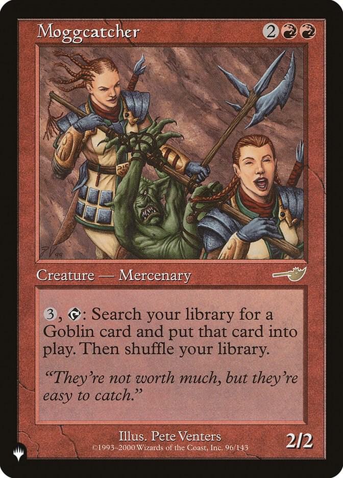 匿名受取】Foil モグ捕り人 Moggcatcher 1枚 Moggcatcher - The List Reprints - Magic: The Gathering - TCGplayer.com
