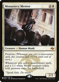 Monastery Mentor - The List Reprints - Magic: The Gathering card