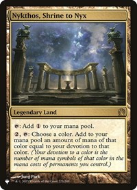 Nykthos, Shrine to Nyx - The List - Magic: The Gathering