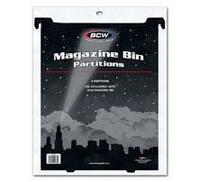 Three BCW Magazine & Document Bin Partitions - Collectors Hub