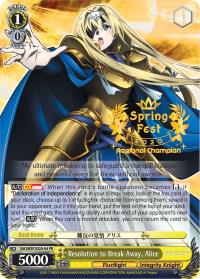 Resolution to Break Away, Alice (SpringFest 2020 Regional Champion