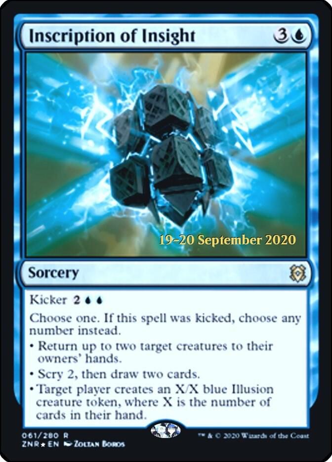Inscription of Insight #61s — Zendikar Rising Promos