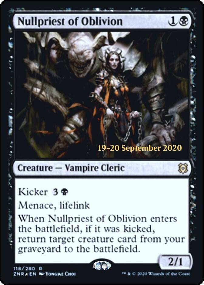 Nullpriest of Oblivion #118s — Zendikar Rising Promos
