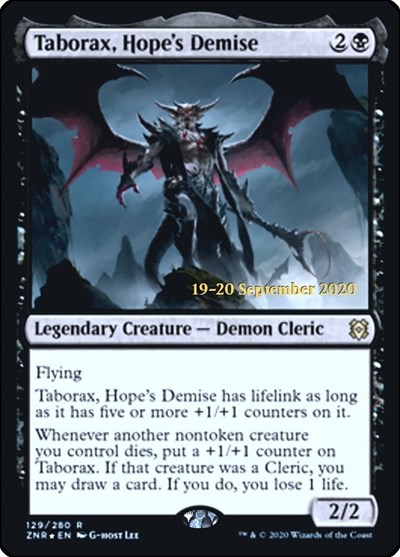 Taborax Hopes Demise