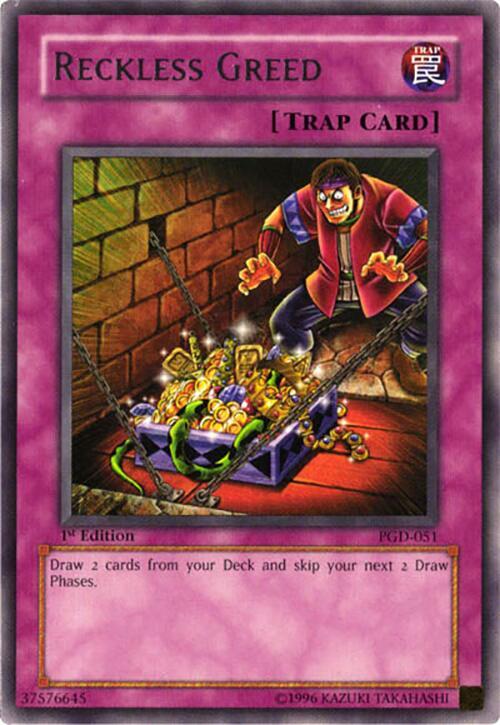 Yu-Gi-Oh! Reckless Greed X3 | 1st Edition Rare From Tactical Masters