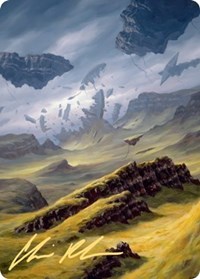 Plains Art Card (9/81) (Gold-Stamped Signature)