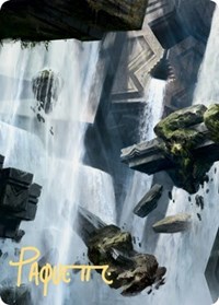 Island Art Card (10/81) (Gold-Stamped Signature)