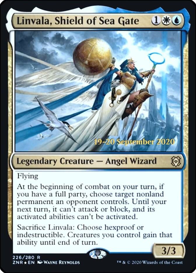 Linvala, Shield of Sea Gate #226s — Zendikar Rising Promos