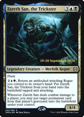 Zareth San, the Trickster #242 – Prerelease Cards (Rare)