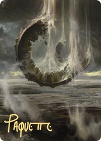 Wasteland Art Card (Gold-Stamped Signature)