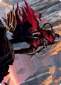 Anowon, the Ruin Thief Art Card (Gold-Stamped Signature)