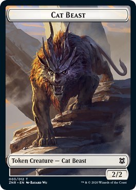 Cat Beast // Copy Double-Sided Token