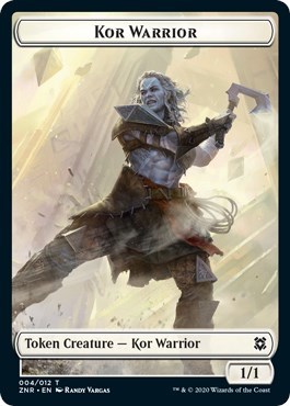 Kor Warrior // Plant Double-Sided Token