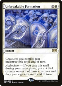 Unbreakable Formation (Promo Pack: Zendikar Rising)