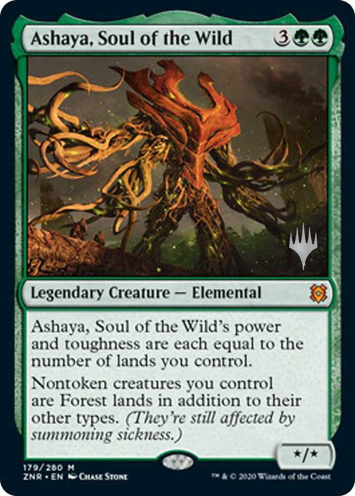 Ashaya, Soul of the Wild - Promo Pack: Zendikar Rising - Magic