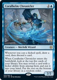 Coralhelm Chronicler - Promo Pack: Zendikar Rising - Magic: The Gathering card