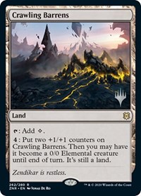 Crawling Barrens (Promo Pack: Zendikar Rising)