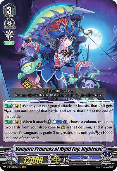 Vampire Princess of Night Fog, Nightrose - V-BT09: Butterfly d