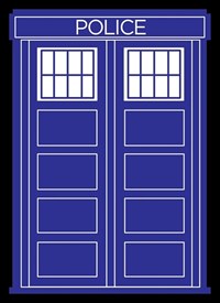 Legion Premium Supplies Card Sleeves Double Matte Art Sleeve - Police Box Black Border (50-Pack)