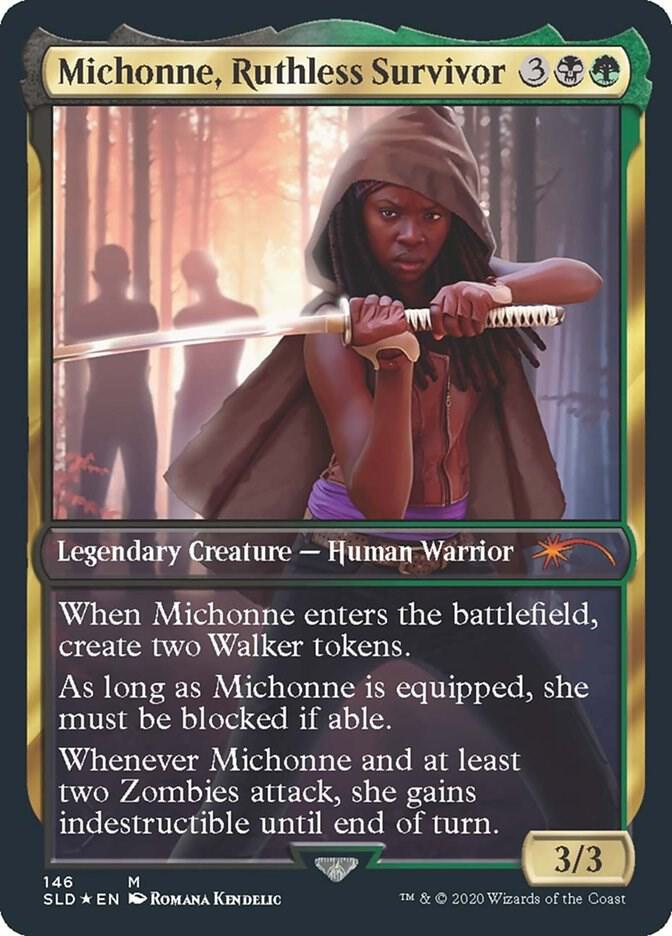 Michonne, Ruthless Survivor - Secret Lair Drop Series - Magic: The