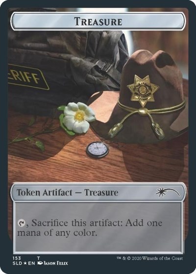 Treasure Walker Bicycle Girl Double sided Token