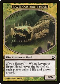 Ravenous Brute Head - Hero's Path Promos - Magic: The Gathering card