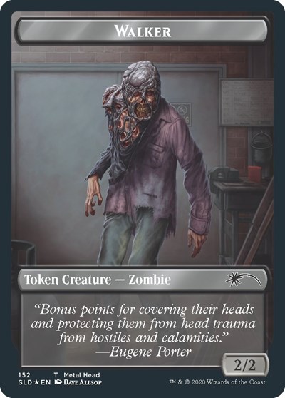Walker Metal Head Treasure Double sided Token