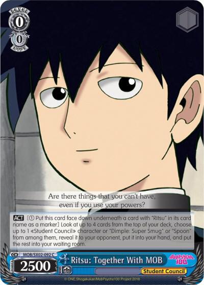 Ritsu: Together with MOB