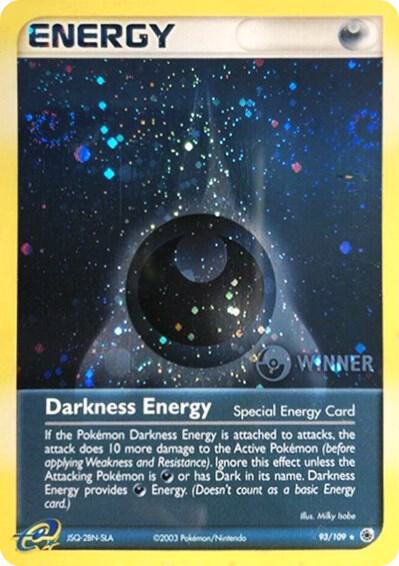Darkness Energy (Special) - 93/109 (Cosmos Holo) [Winner] 93/109 from League & Championship Cards