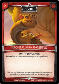 Brontaurian Bambino