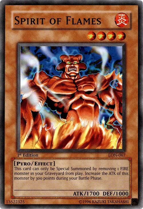 Spirit of Flames - Labyrinth of Nightmare - YuGiOh
