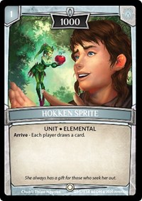 Hokken Sprite - Argent Saga TCG Echoes of Hokken trading card