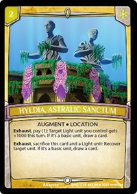 Hyldia, Astralic Sanctum - Argent Saga Echoes of Hokken trading card