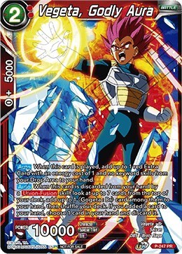 Vegeta, Godly Aura