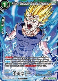 Prince of Destruction Vegeta, Evil Awakened card art