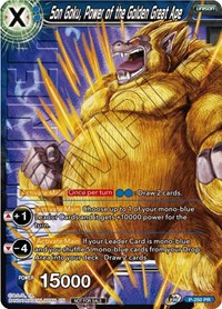 Son Goku, Power of the Golden Great Ape (Winner Stamped) card art