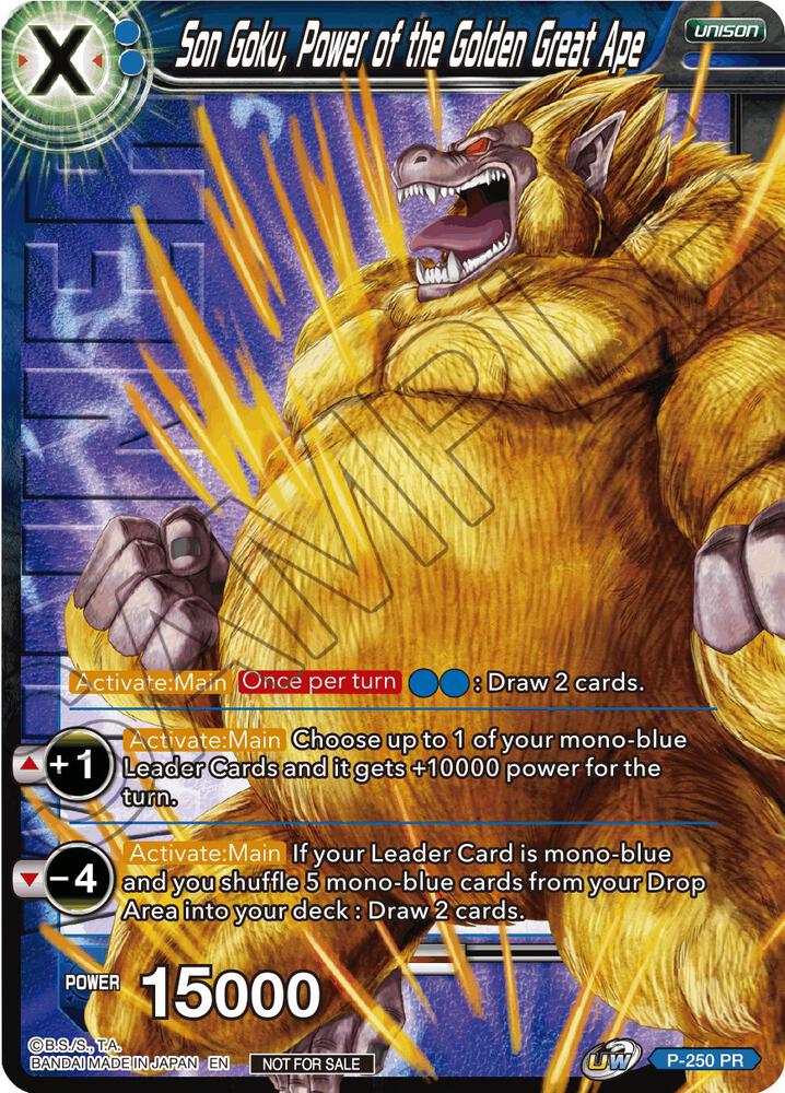 Son Goku, Power of the Golden Great Ape (Winner Stamped