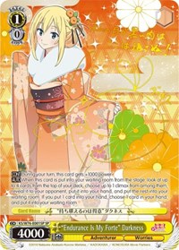"Endurance Is My Forte" Darkness (SP) (Gold Stamp) - Weiss Schwarz KonoSuba The Movie: Legend of Crimson trading card