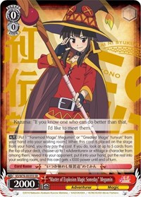 "Master of Explosion Magic Someday" Megumin (SR) - Weiss Schwarz KonoSuba The Movie: Legend of Crimson trading card
