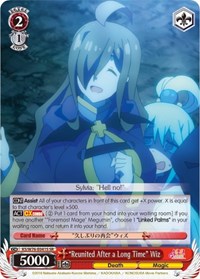 "Reunited After a Long Time" Wiz (SR) - Weiss Schwarz KonoSuba The Movie: Legend of Crimson trading card