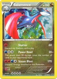 Salamence - 57/108 (Cosmos Holo) #057/108 from Blister Exclusives Pokemon card image