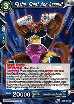 Fasha, Great Ape Assault #DB3-035 — Draft Box 06 - Giant Force