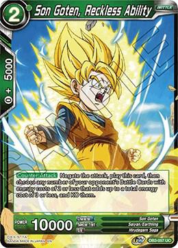Son Goten, Reckless Ability #DB3-057 — Draft Box 06 - Giant Force